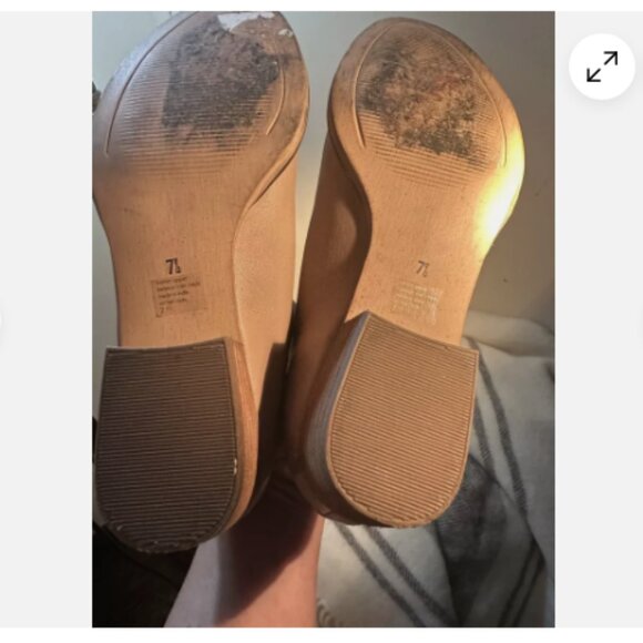 Seychelles Booties Ankle Boots Women's 7.5 Nude Leather Western Buckle Strap - Picture 6 of 9